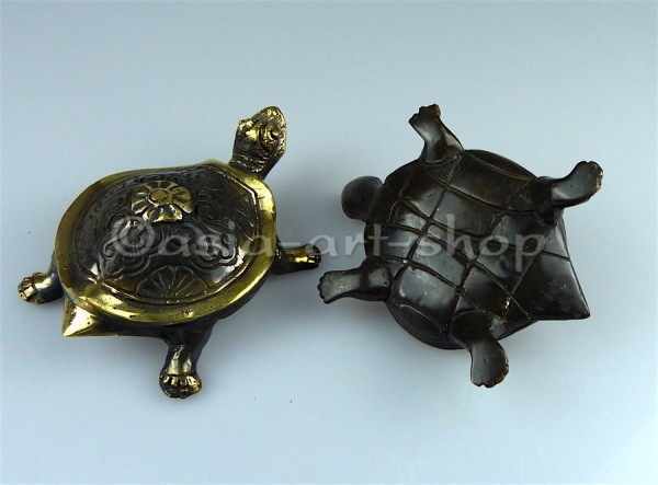 big bronze turtle, brown-gold