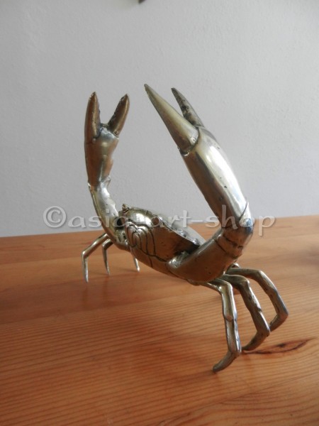crab bronze silver