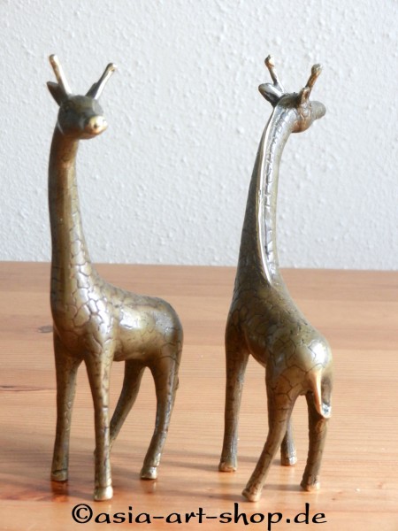 Bronze Giraffe braun/antik