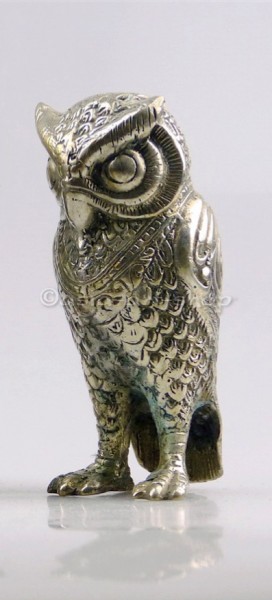 owl bronze silver