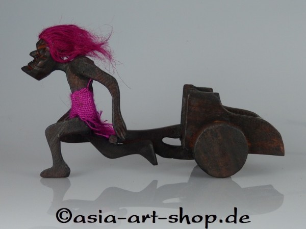 Asmat mit Karre