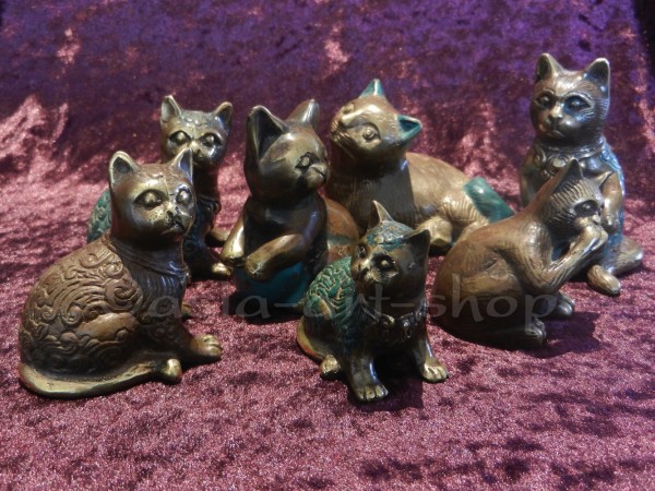 Bronze Katzen im Antik Style