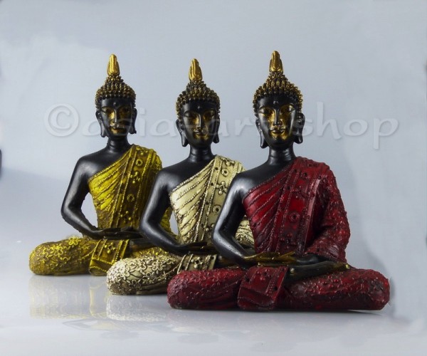 Bouddha Thai en fibre de verre 27 cm