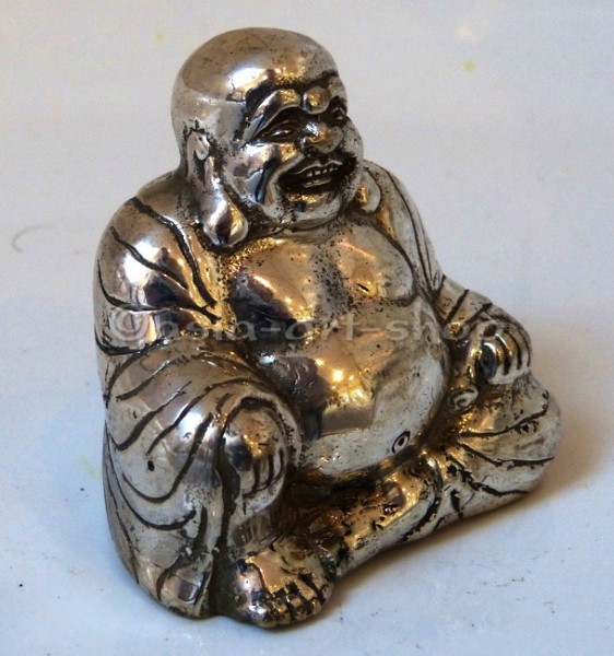 Happy Buddha en bronze